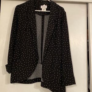 Polka dot blazer